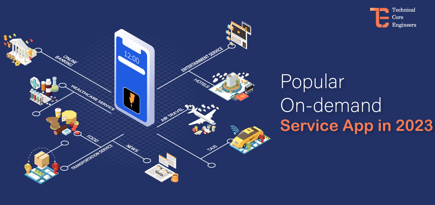 Popular on-demand services app