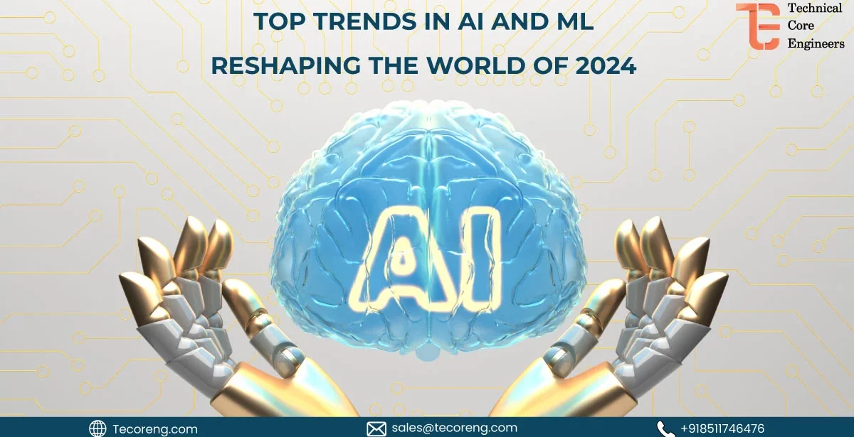 Top Trends in AI and ML Reshaping the world of 2024